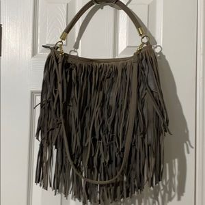 Modern fringe purse!